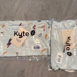 NEW w/ Tags- Kyte Baby set- Superman Shirt and Dew Pants - 3T